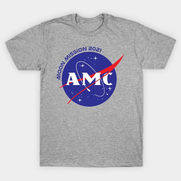 AMC Moon Mission 2021 T-Shirt by HexxTalionis